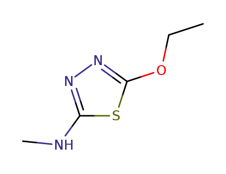 1,3,4-티아디아졸, 2-에톡시-5-(메틸아미노)-(8CI)