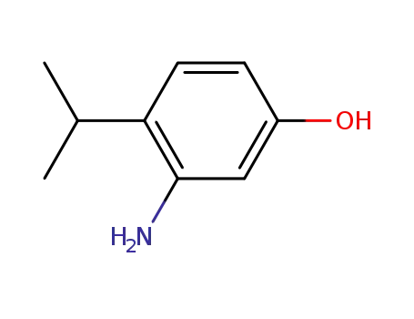 Phenol, 3-amino-4-(1-methylethyl)- (9CI)