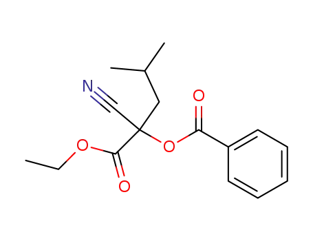 2- 시아 노 -2- (벤조일 옥시) -4- 메틸 발레르 산 에틸 에스테르