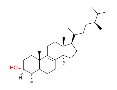 Molecular Structure of 16910-33-1 (24,28-dihydroobtusifoliol)