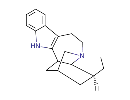 Molecular Structure of 1673-99-0 ((2α,5β,6α,18β)-Ibogamine)
