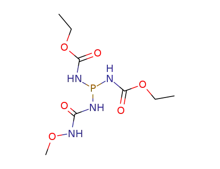 ethyl N-[(ethoxycarbonylamino)-(methoxycarbamoylamino)phosphanyl]carbamate