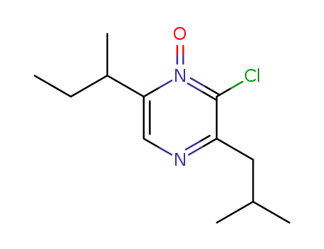 2-chloro-3-isobutyl-6-sec-butylpyrazine 1-oxide