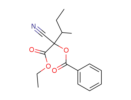 2- 시아 노 -2- (벤조일 옥시) -3- 메틸 발레르 산 에틸 에스테르