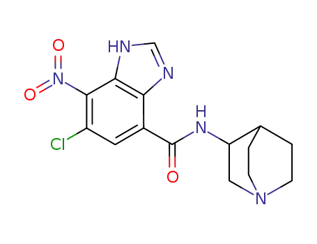 N-(1-azabicyclo[2.2.2]oct-3-yl)-6-chloro-7-nitro-1H-benzimidazole-4-carboxamide