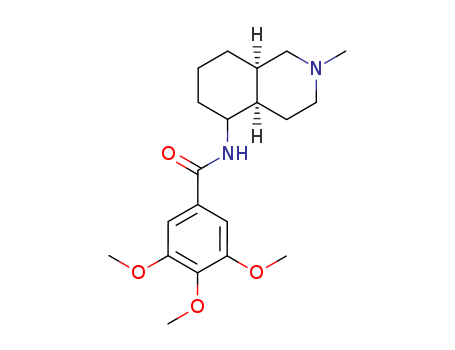 Benzamide,N-(decahydro-2-methyl-5-isoquinolinyl)-3,4,5-trimethoxy-, (4aa,5a,8ab)- (9CI)