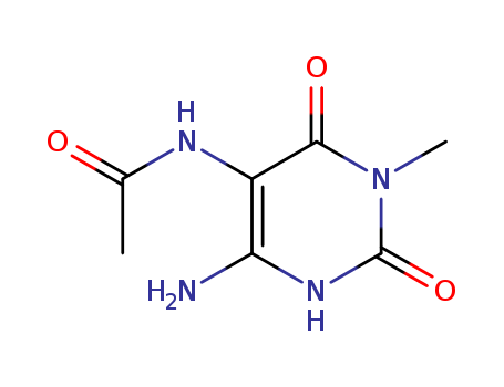 5-Acetylamino-6-amino-3-methyluracil-ring-13C4,15N2, amino-15N