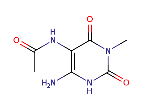 5-Acetylamino-6-amino-3-methyluracil