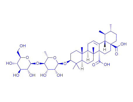 Molecular Structure of 167875-39-0 (rubelloside B)