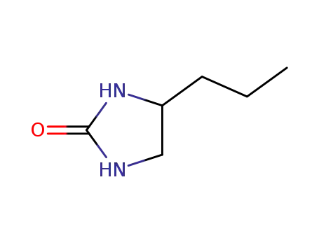Molecular Structure of 168092-18-0 (2-Imidazolidinone,4-propyl-,(-)-(9CI))