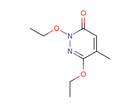 Molecular Structure of 1677-64-1 (2,6-Diethoxy-5-methyl-3(2H)-pyridazinone)