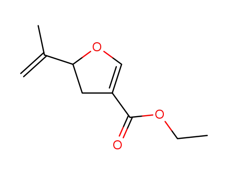 Molecular Structure of 198023-65-3 (5-Isopropenyl-4,5-dihydro-furan-3-carboxylic acid ethyl ester)