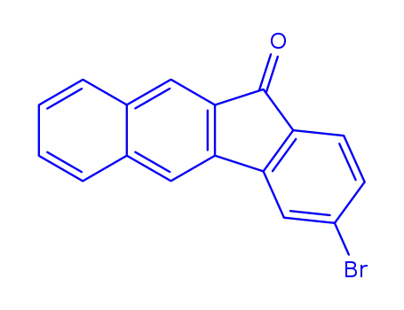 Molecular Structure of 1674334-51-0 (3-bromobenzo[b]fluorene-11-one)