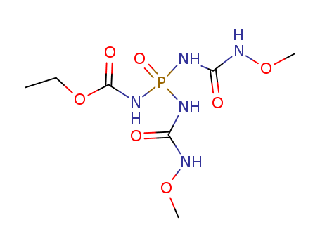 7-Oxa-2,4,6-triaza-3-phosphaoctanoicacid, 3-[[(methoxyamino)carbonyl]amino]-5-oxo-, ethyl ester, 3-oxide cas  16757-58-7