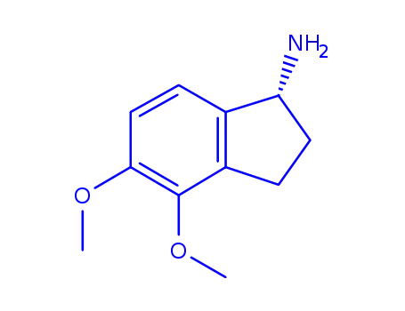 Molecular Structure of 168902-80-5 (4,5-DIMETHOXY-INDAN-1-YLAMINE)