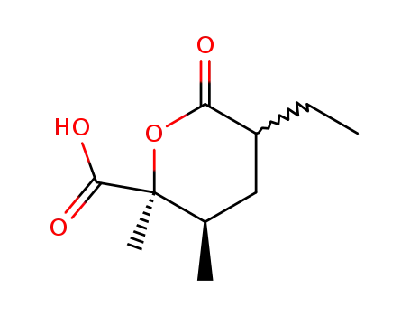 (2S,3R)-5-Ethyl-2,3-dimethyl-6-oxo-tetrahydro-pyran-2-carboxylic acid