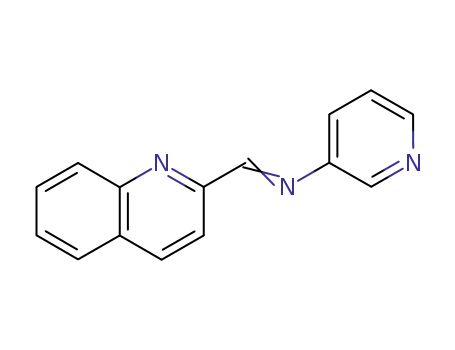 Molecular Structure of 16722-45-5 (N-[(E)-quinolin-2-ylmethylidene]pyridin-3-amine)