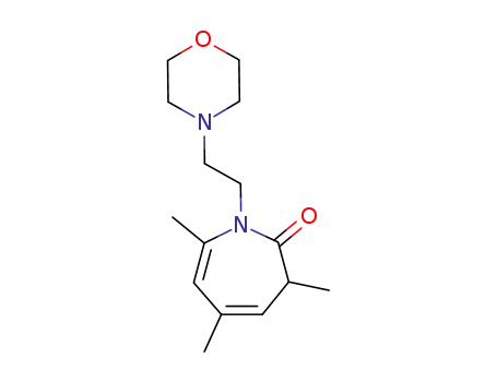 Molecular Structure of 1676-49-9 (3,5,7-trimethyl-1-[2-(morpholin-4-yl)ethyl]-1,3-dihydro-2H-azepin-2-one)