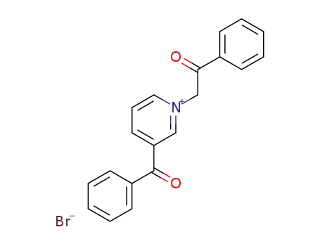 3-Benzoyl-1-(2-oxo-2-phenylethyl)pyridin-1-ium bromide