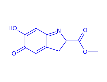 2H-Indole-2-carboxylic acid, 3,5-dihydro-6-hydroxy-5-oxo-, methyl ester, (R)- (9CI)