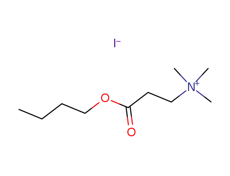 Molecular Structure of 19552-67-1 (3-butoxy-N,N,N-trimethyl-3-oxopropan-1-aminium iodide)