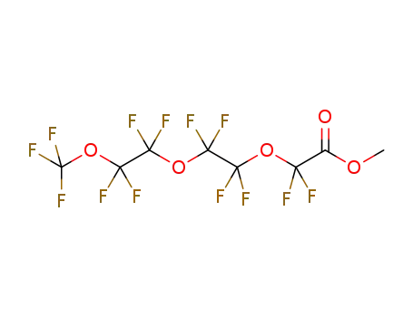 Molecular Structure of 169289-58-1 (METHYL PERFLUORO-3,6,9-TRIOXADECANOATE)