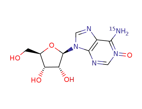 Molecular Structure of 197227-85-3 (Adenosine-15N N1-Oxide)