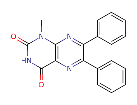 2,4(1H,3H)-Pteridinedione,1-methyl-6,7-diphenyl-