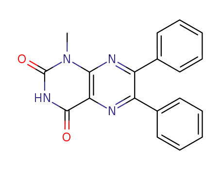 Molecular Structure of 19845-24-0 (1-Methyl-6,7-diphenyllumazine)