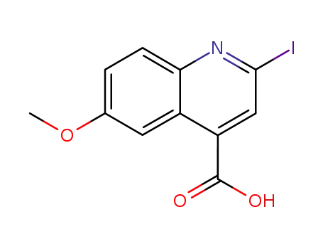 2-iodo-6-methoxy-quinoline-4-carboxylic acid