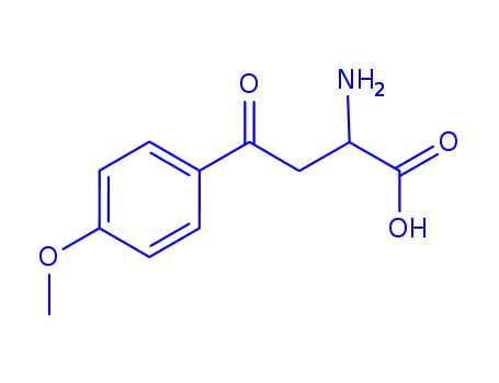 Molecular Structure of 168154-85-6 (DL-2-AMINO-4-(4-METHOXYPHENYL)-4-OXOBUTANOIC ACID)