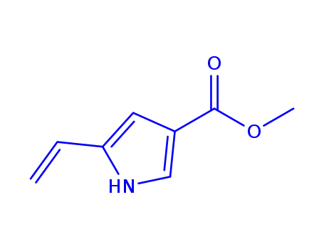 Molecular Structure of 198703-18-3 (1H-Pyrrole-3-carboxylicacid,5-ethenyl-,methylester(9CI))