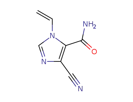 이미다졸-5-카르복스아미드, 4-시아노-1-비닐-(8CI)