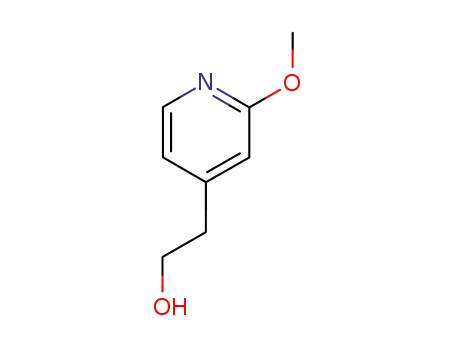 Molecular Structure of 195819-22-8 (4-Pyridineethanol,2-methoxy-(9CI))
