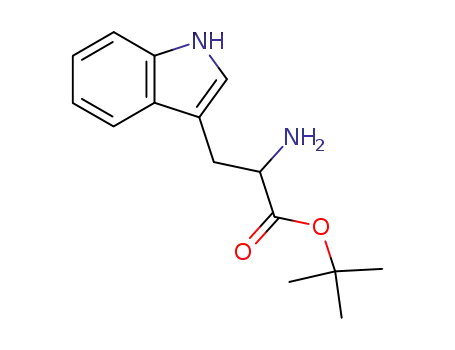 Molecular Structure of 16874-09-2 (H-TRP-OTBU HCL)