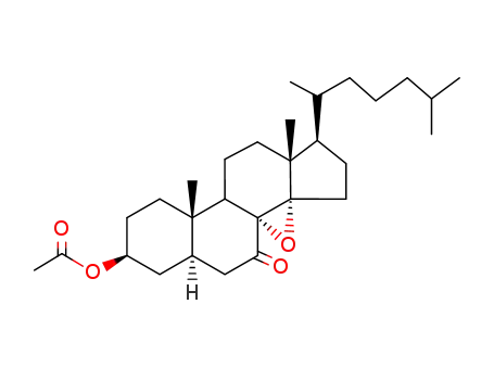 (3beta,5alpha,14xi)-7-oxo-8,14-epoxycholestan-3-yl acetate