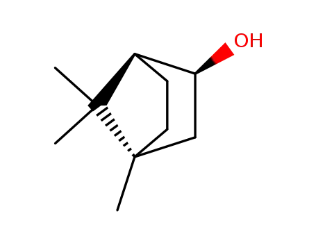 Molecular Structure of 1686-27-7 (Bicyclo[2.2.1]heptan-2-ol,4,7,7-trimethyl-, (1R,2R,4R)-rel-)