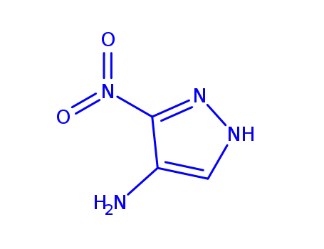 Molecular Structure of 170312-10-4 (1H-Pyrazol-4-amine,3-nitro-(9CI))
