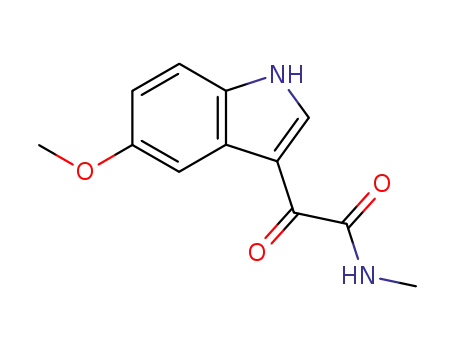 2-(5-methoxy-indol-3-yl)-<i>N</i>-methyl-2-oxo-acetamide
