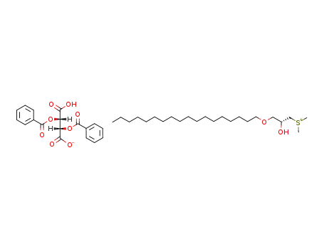 (2S,3S)-2,3-Bis-benzoyloxy-3-carboxy-propionate((R)-2-hydroxy-3-octadecyloxy-propyl)-dimethyl-sulfonium;