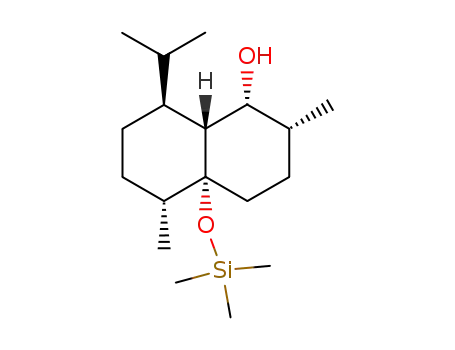 Molecular Structure of 157192-87-5 ((1R,2R,4aR,5R,8S,8aR)-8-Isopropyl-2,5-dimethyl-4a-trimethylsilanyloxy-decahydro-naphthalen-1-ol)