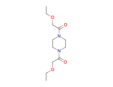 Molecular Structure of 17149-25-6 (1,4-Bis(ethoxyacetyl)piperazine)