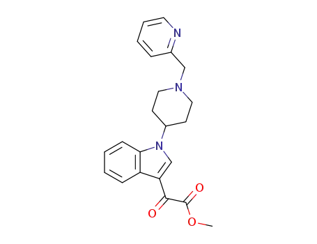oxo-[1-(1-pyridin-2-ylmethyl-piperidin-4-yl)-1H-indol-3-yl]-oxo-acetic acid methyl ester