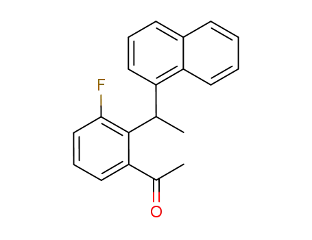 3-Fluor-2-<1-(naphth-1-yl)-ethyl>-acetophenon
