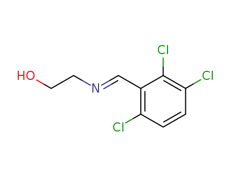 Molecular Structure of 2015-95-4 (2-{[(E)-(2,3,6-trichlorophenyl)methylidene]amino}ethanol)
