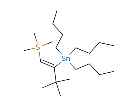 ((Z)-3,3-Dimethyl-2-tributylstannanyl-but-1-enyl)-trimethyl-silane