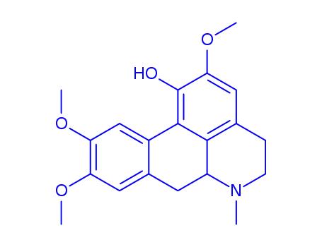 Molecular Structure of 20068-96-6 (2,9,10-trimethoxy-6-methyl-5,6,6a,7-tetrahydro-4H-dibenzo[de,g]quinolin-1-ol)