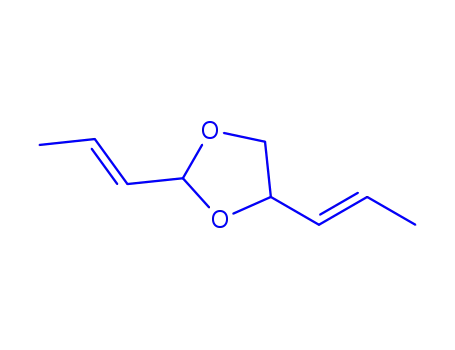 1,3-디옥솔란, 2,4-디프로페닐-(8CI)
