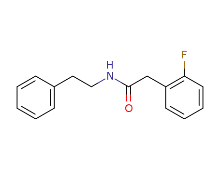 Molecular Structure of 1995-93-3 (2-(2-fluorophenyl)-N-(2-phenylethyl)acetamide)