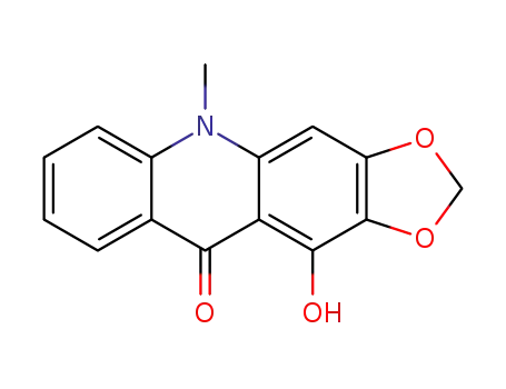 11-Hydroxy-5-methyl-1,3-dioxolo[4,5-b]acridin-10(5H)-one